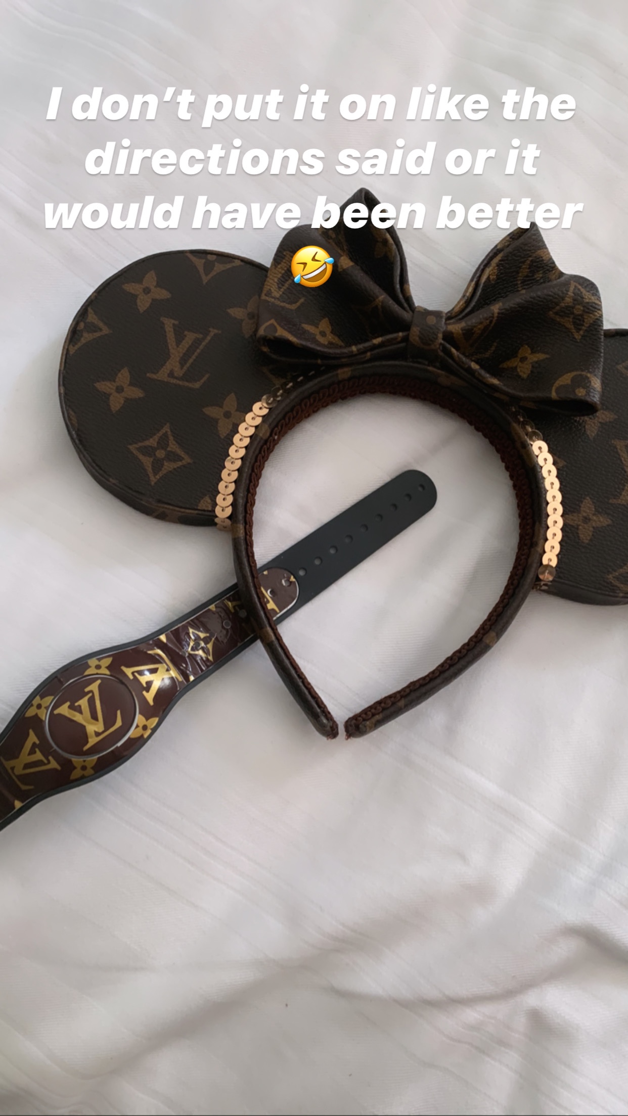 Louis Vuitton Mickey Mouse Headband